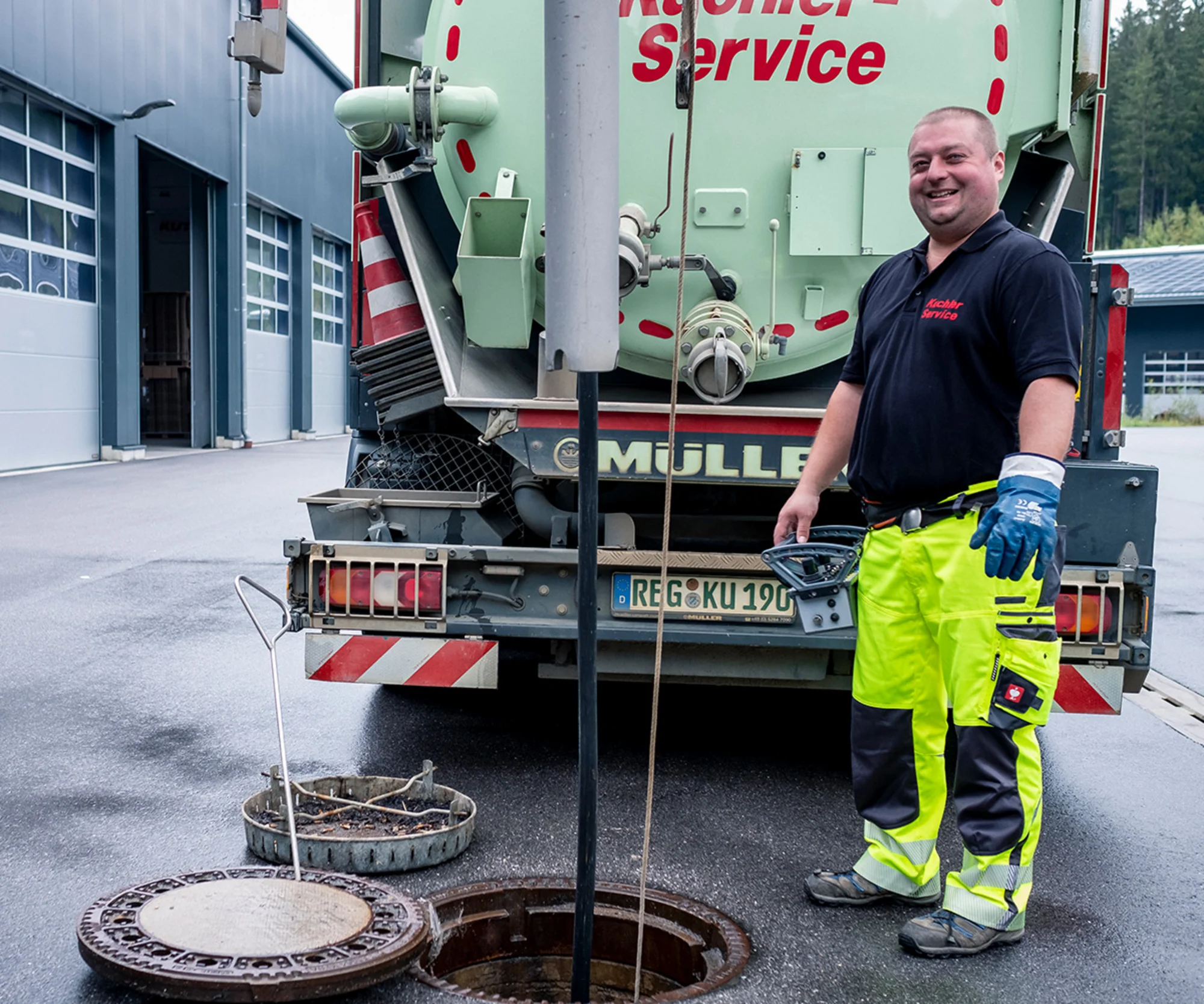 Kanalreinigung in Steinberg am See mit moderner Technik